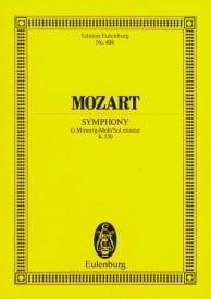 Mozart: Symphony No. 40 G Minor KV 550 (Study Score) published by Eulenburg